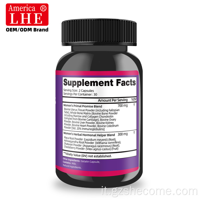 Nuovo arrivo Shecome Womens Primal Beef Organ Supplement